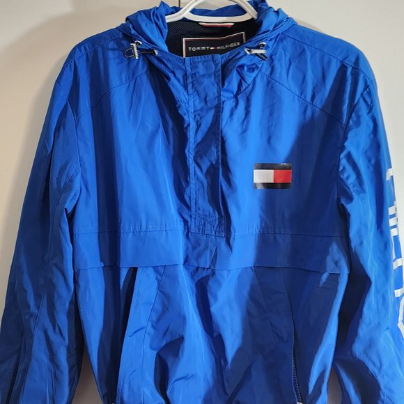 Tommy Hilfiger HIgh Quality Unisex Rain Jacket in Royal Blue | EUC | Size S - Picture 6 of 12